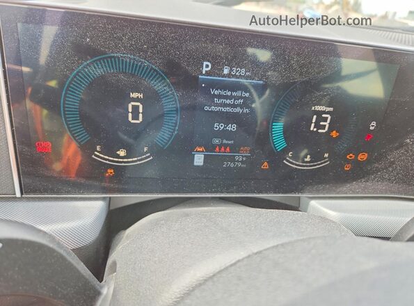 KMHL64JAXSA482107 2025 HYUNDAI SONATA Black Vista del cuadro de instrumentos