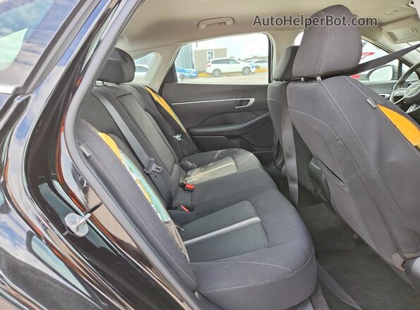 KMHL64JAXSA482107 2025 HYUNDAI SONATA Black Vista de los asientos traseros