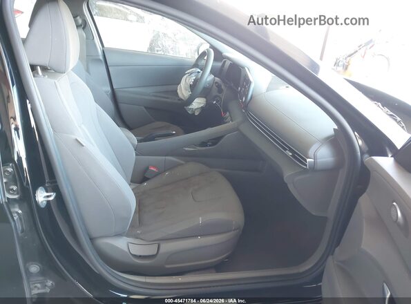 KMHLL4AG1MU177593 2021 HYUNDAI ELANTRA Черный Вид салона спереди