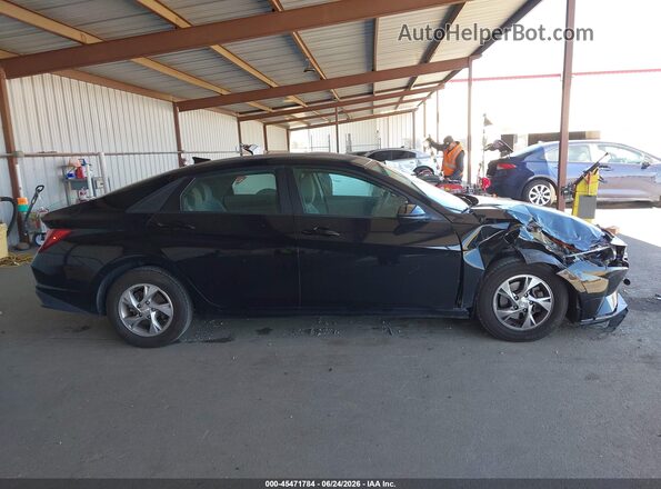 KMHLL4AG1MU177593 2021 HYUNDAI ELANTRA Черный Вид задней части салона