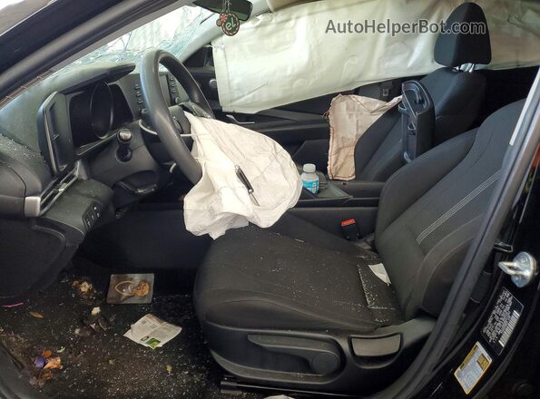 KMHLL4AG2MU213243 2021 HYUNDAI ELANTRA Black Вид салону спереду