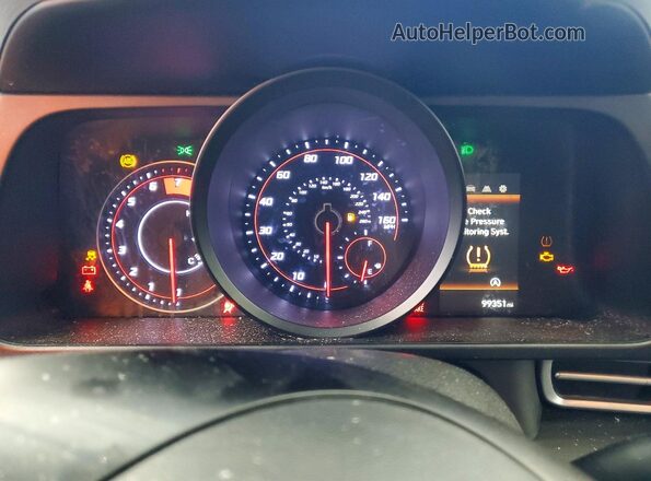 KMHLL4AG2MU213243 2021 HYUNDAI ELANTRA Black Вид щитка приладів