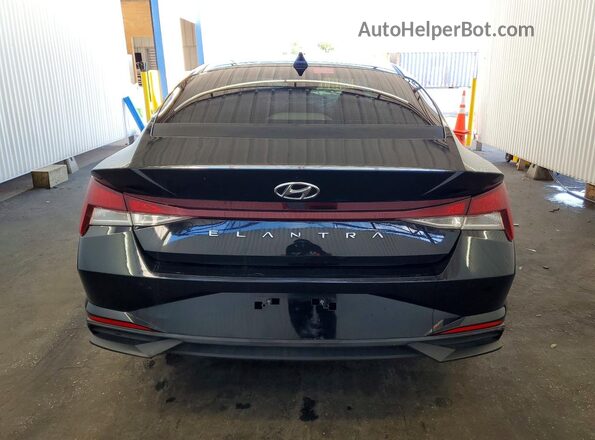 KMHLL4AG2MU213243 2021 HYUNDAI ELANTRA Black Вид ззаду