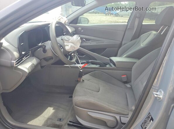 KMHLL4AG2NU368263 2022 HYUNDAI ELANTRA Gray Front interior view