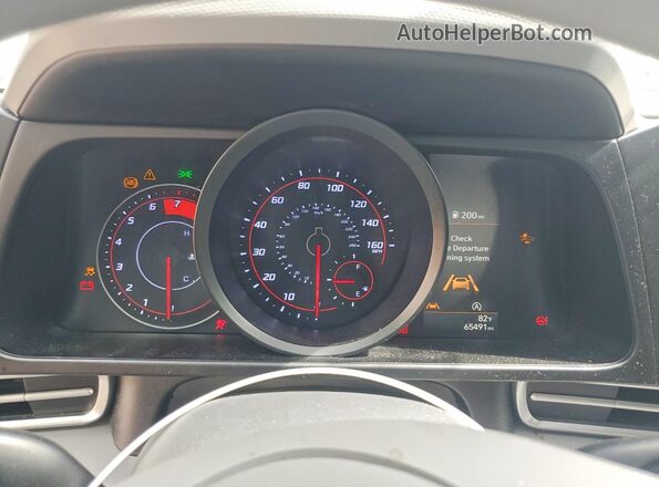 KMHLL4AG2NU368263 2022 HYUNDAI ELANTRA Gray Instrument cluster view