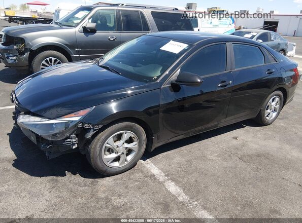 KMHLL4AG2PU464056 2023 HYUNDAI ELANTRA Black Przód lewy