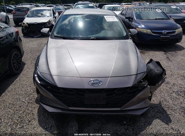 KMHLL4AG2PU547583 2023 HYUNDAI ELANTRA Gray Սարքավորումների վահանակի տեսք