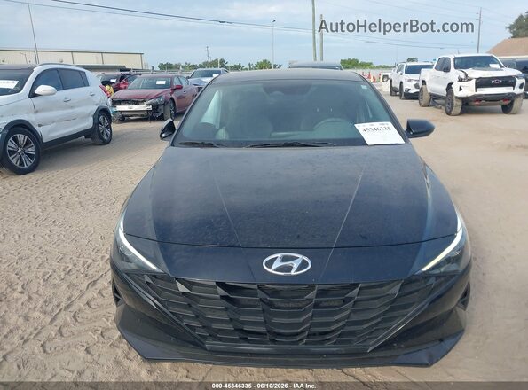 KMHLL4AG3MU149889 2021 HYUNDAI ELANTRA Black Սարքավորումների վահանակի տեսք