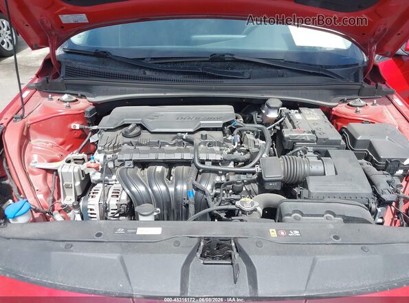 KMHLL4AG3NU308685 2022 HYUNDAI ELANTRA Red Widok z tyłu