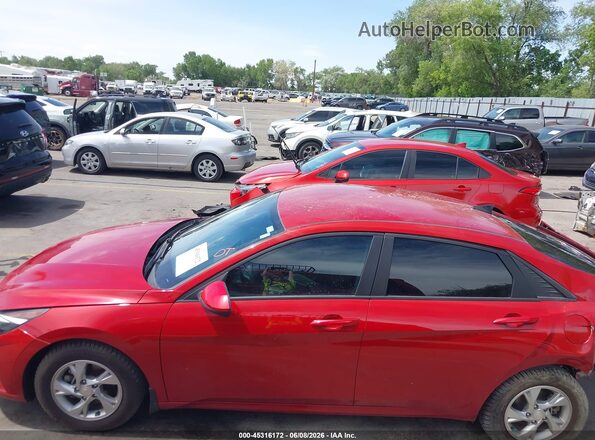 KMHLL4AG3NU308685 2022 HYUNDAI ELANTRA Red Widok wnętrza 360 stopni