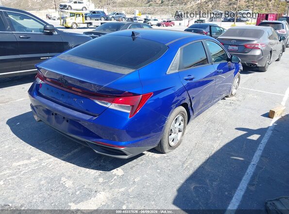 KMHLL4AG4NU332753 2022 HYUNDAI ELANTRA Blue უკანა მარჯვენა