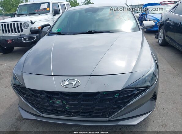 KMHLL4AG5MU103660 2021 HYUNDAI ELANTRA Gray ხელსაწყოთა პანელის ხედი