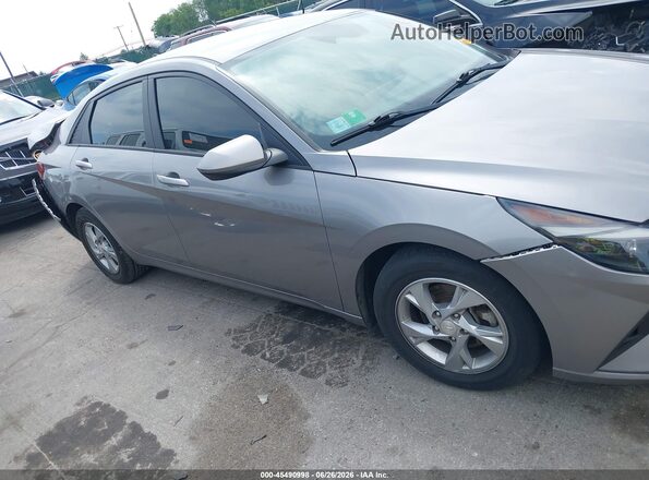 KMHLL4AG5MU103660 2021 HYUNDAI ELANTRA Gray უკანა სალონის ხედი
