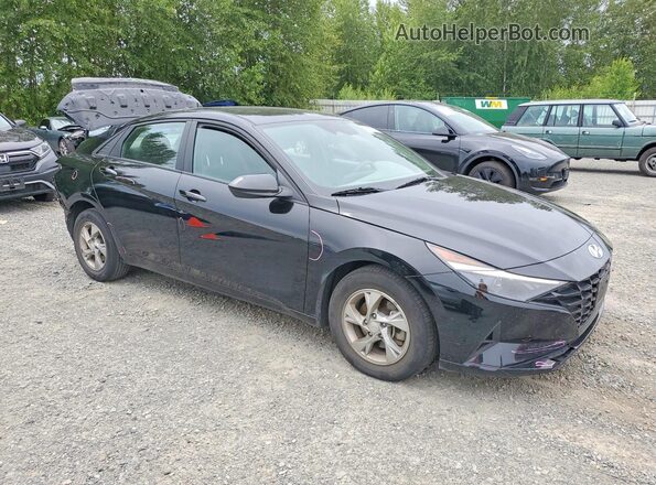 KMHLL4AG5NU309417 2022 HYUNDAI ELANTRA Black Przód prawy