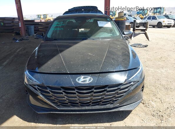 KMHLL4AG6MU156609 2021 HYUNDAI ELANTRA Black Սալոնի հետևի տեսք