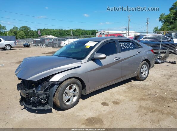 KMHLL4AG6NU368220 2022 HYUNDAI ELANTRA Gray Передня ліва чверть