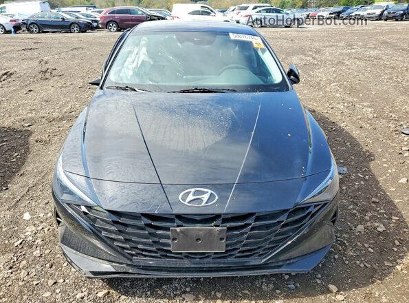 KMHLL4AG6PU580411 2023 HYUNDAI ELANTRA Black Front view