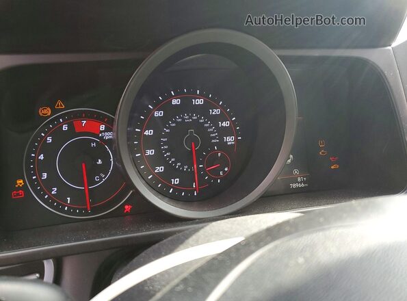 KMHLL4AG6PU580411 2023 HYUNDAI ELANTRA Black Instrument cluster view