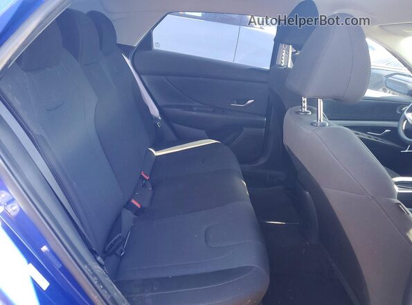 KMHLL4AG7PU499501 2023 HYUNDAI ELANTRA Blue Вид задніх сидінь
