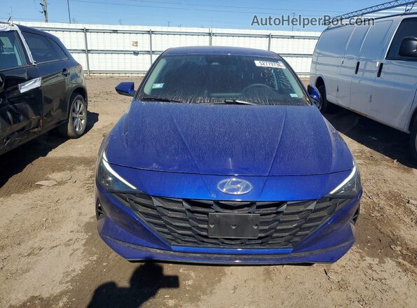 KMHLL4AG7PU499501 2023 HYUNDAI ELANTRA Blue Вид спереду