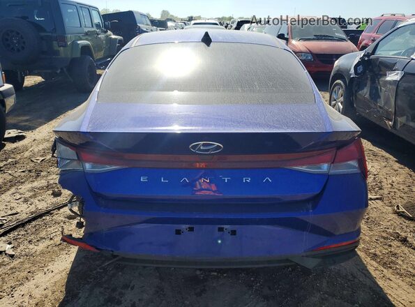 KMHLL4AG7PU499501 2023 HYUNDAI ELANTRA Blue Вид ззаду