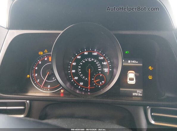 KMHLL4AG8MU073019 2021 HYUNDAI ELANTRA Black უკანა სავარძლების ხედი
