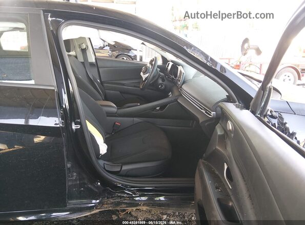 KMHLL4AG8MU073019 2021 HYUNDAI ELANTRA Black წინა სალონის ხედი