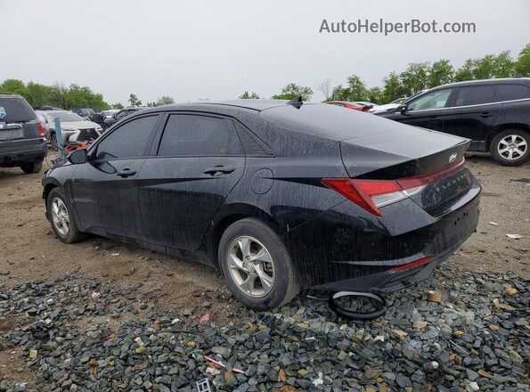 KMHLL4AG8NU244420 2022 HYUNDAI ELANTRA Black Trasero izquierdo