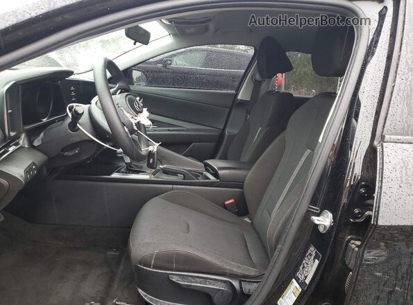 KMHLL4AG8NU244420 2022 HYUNDAI ELANTRA Black Vista interior delantera