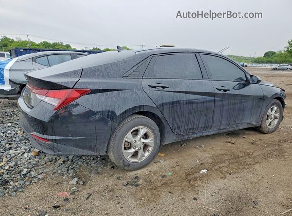 KMHLL4AG8NU244420 2022 HYUNDAI ELANTRA Black Trasero derecho