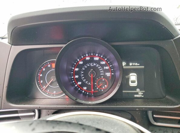 KMHLL4AG8NU244420 2022 HYUNDAI ELANTRA Black Vista del cuadro de instrumentos
