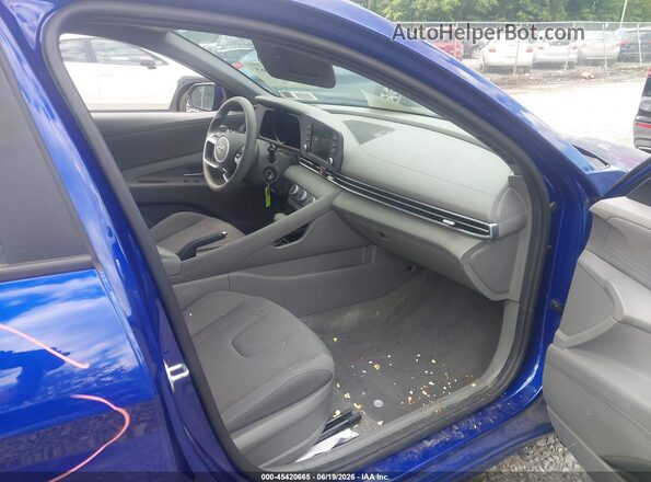 KMHLL4AG9MU181293 2021 HYUNDAI ELANTRA Blue Vista interior delantera