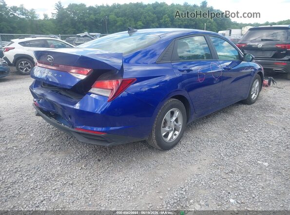 KMHLL4AG9MU181293 2021 HYUNDAI ELANTRA Blue Trasero derecho