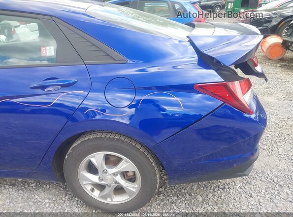 KMHLL4AG9MU181293 2021 HYUNDAI ELANTRA Blue Vista frontal