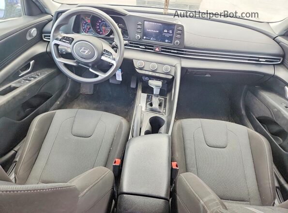 KMHLL4AG9NU217677 2022 HYUNDAI ELANTRA Blue Вид панелі приладів