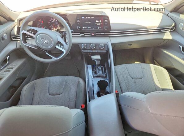 KMHLL4AG9NU328018 2022 HYUNDAI ELANTRA Red Vista del salpicadero
