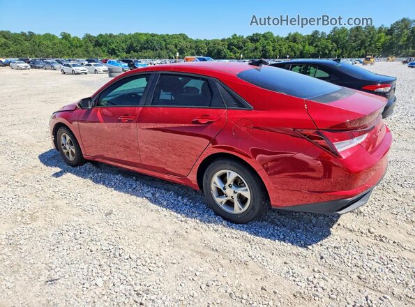 KMHLL4AG9NU328018 2022 HYUNDAI ELANTRA Red Trasero izquierdo
