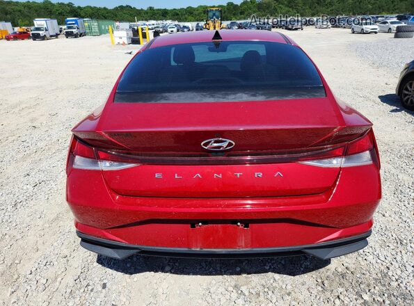 KMHLL4AG9NU328018 2022 HYUNDAI ELANTRA Red Vista trasera