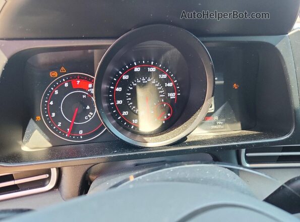 KMHLL4AG9NU328018 2022 HYUNDAI ELANTRA Red Vista del cuadro de instrumentos