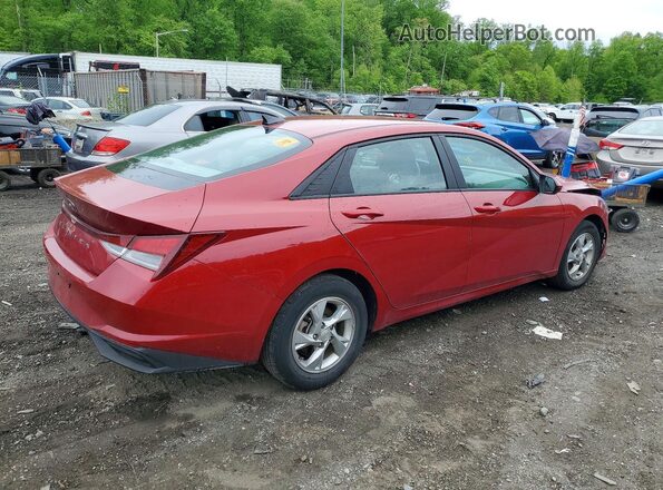 KMHLL4AG9PU520493 2023 HYUNDAI ELANTRA Red Tył prawy