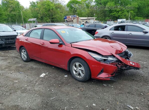 KMHLL4AG9PU520493 2023 HYUNDAI ELANTRA Red Przód prawy