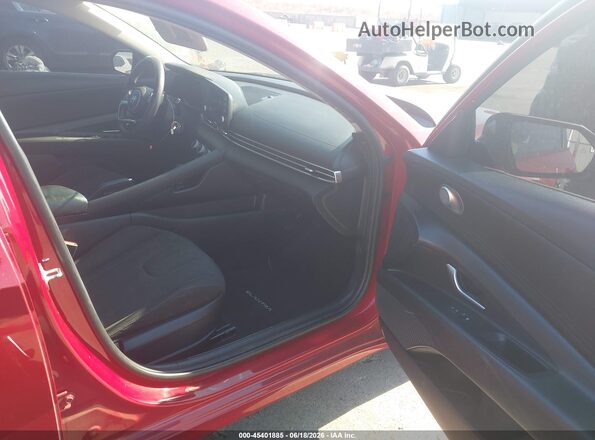 KMHLL4AGXMU071093 2021 HYUNDAI ELANTRA Red Սալոնի դիմացի տեսք