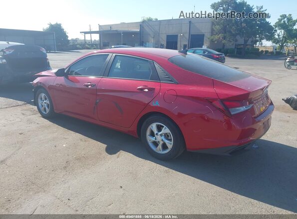 KMHLL4AGXMU071093 2021 HYUNDAI ELANTRA Red Հետևի ձախ