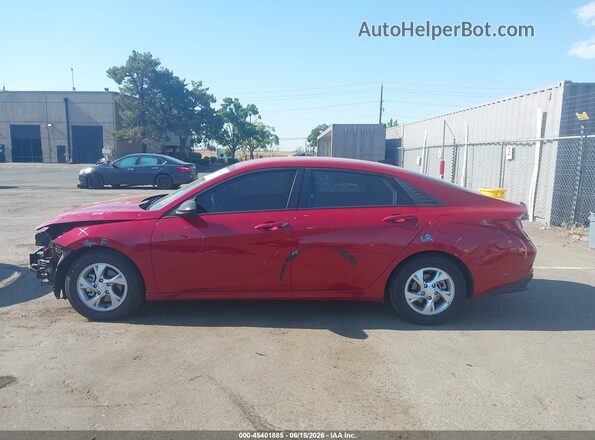 KMHLL4AGXMU071093 2021 HYUNDAI ELANTRA Red 