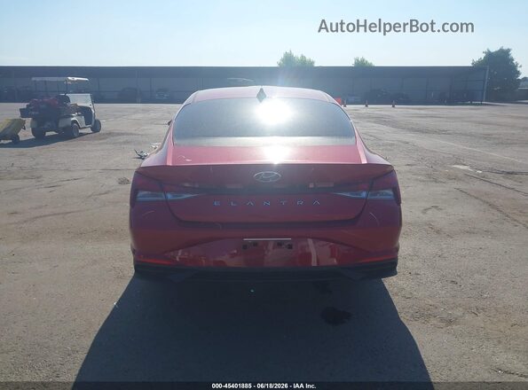 KMHLL4AGXMU071093 2021 HYUNDAI ELANTRA Red 