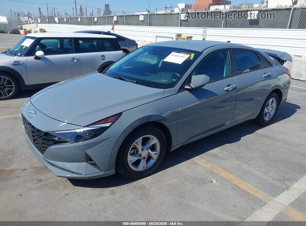 KMHLL4AGXNU314970 2022 HYUNDAI ELANTRA Silver Առջևի ձախ երեք քառորդ տեսարան