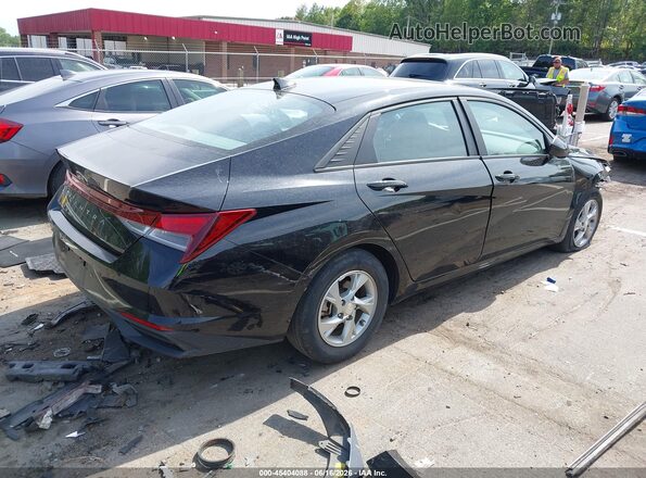 KMHLL4AGXPU613300 2023 HYUNDAI ELANTRA Черный Задняя правая четверть