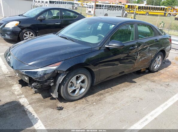 KMHLL4AGXPU613300 2023 HYUNDAI ELANTRA Черный Передняя левая четверть