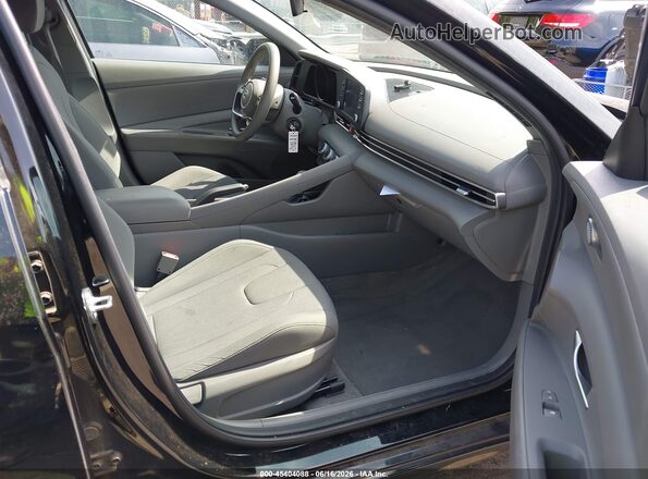KMHLL4AGXPU613300 2023 HYUNDAI ELANTRA Черный Вид салона спереди