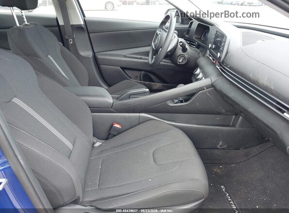 KMHLL4DG0SU080314 2025 HYUNDAI ELANTRA Blue წინა სალონის ხედი